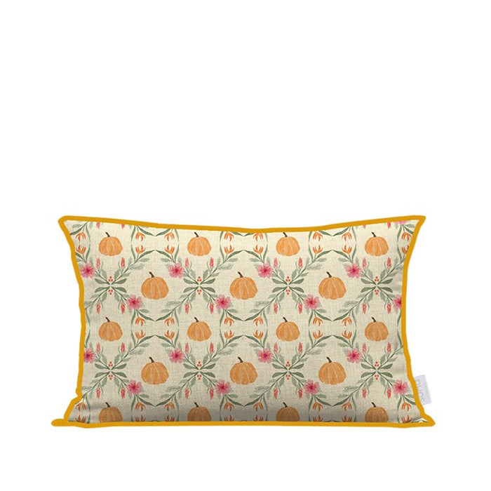 12x20in Pumpkin Garden Pillow Cover