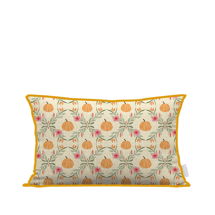 12x20in Pumpkin Garden Pillow Cover
