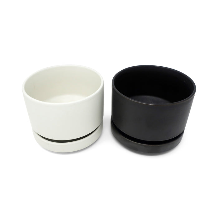 1960s Brown Modernist Planter by Richard Lindh for Arabia Finland