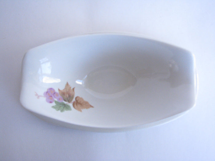 edgebrookhouse - 1960s Impromptu by Iroquois Ben Seibel Grapes Gravy Boat with Attached Underplate