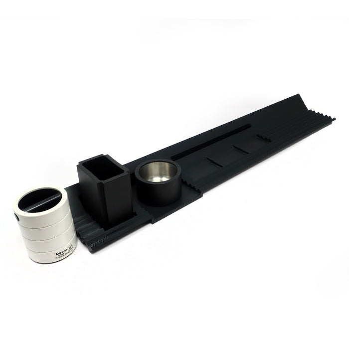 1980s Black Segmenti Office Set by Michele De Lucchi for Kartell