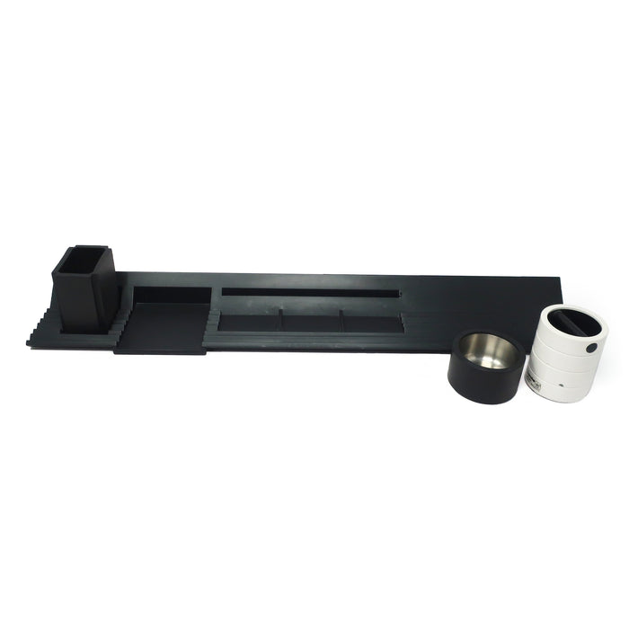 1980s Black Segmenti Office Set by Michele De Lucchi for Kartell