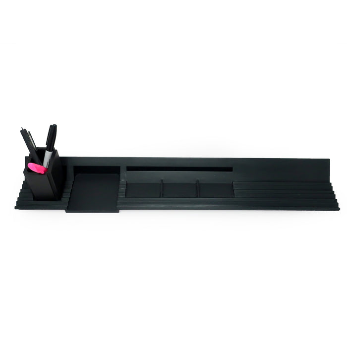 1980s Black Segmenti Office Set by Michele De Lucchi for Kartell
