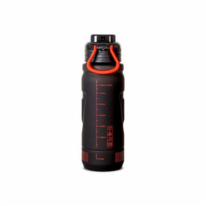 30 cm Tall Water Bottle with Straw and Handle, Plastic 1 L