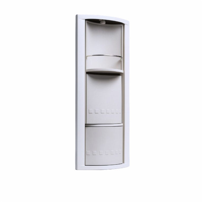 360 Rotating Corner Bathroom Caddy 3 Tier, Drilled Wall Mount