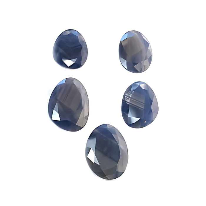 blue sapphire egg shape normal cut