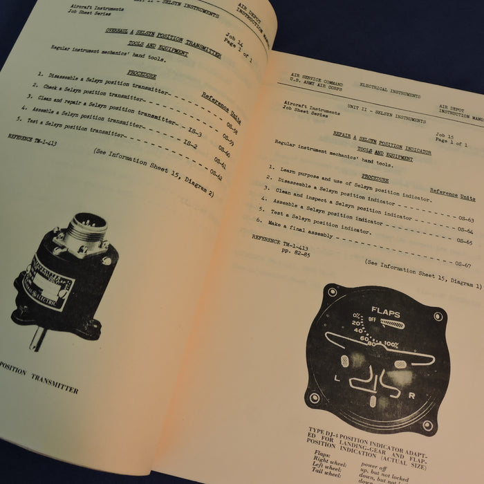 Aircraft Electrical Instruments Preliminary Course Instructions 1942