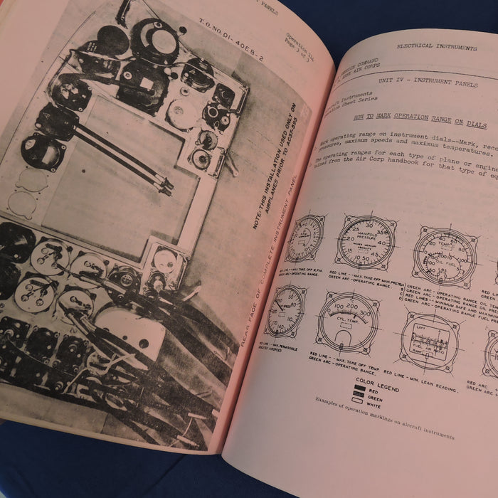 Aircraft Electrical Instruments Preliminary Course Instructions 1942