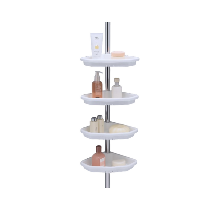 Primanova bathroom shelf Stainless steel close-up detail