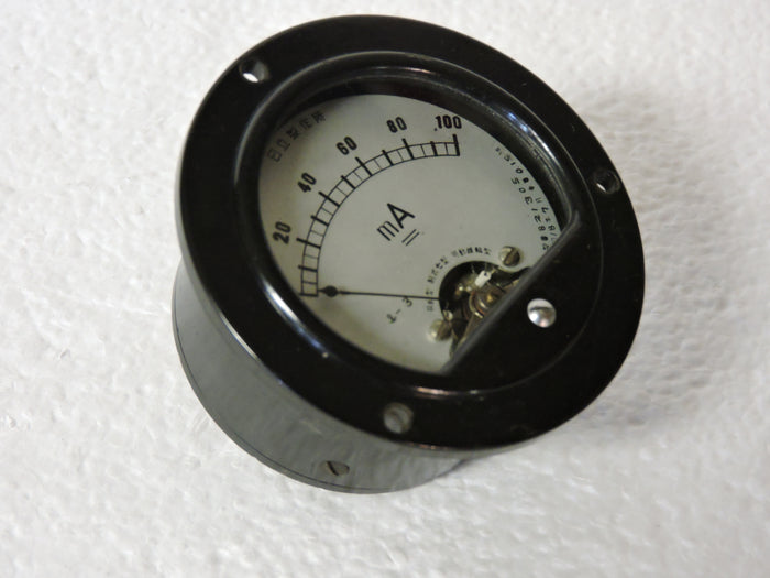 Ammeter, 100mA, WWII Japanese Navy Aircraft
