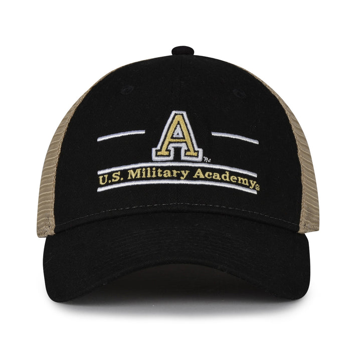 Army Black Knights trucker hat with breathable mesh