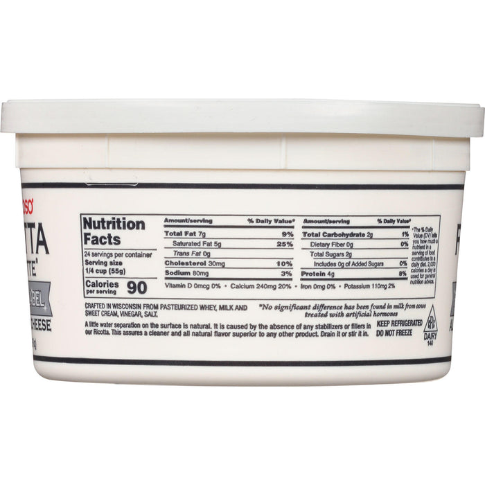 BelGioioso Platinum Label Ricotta (3 lbs.)