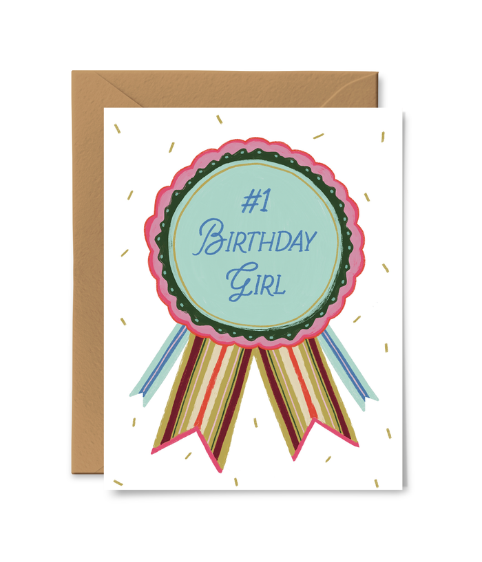 Birthday Girl Ribbon Card