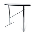 Black & Chrome Asymmetrical Side Table