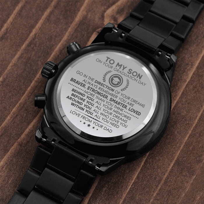 Black Watch for Son on graduation day- Go in the direction of your dreams - JWshinee