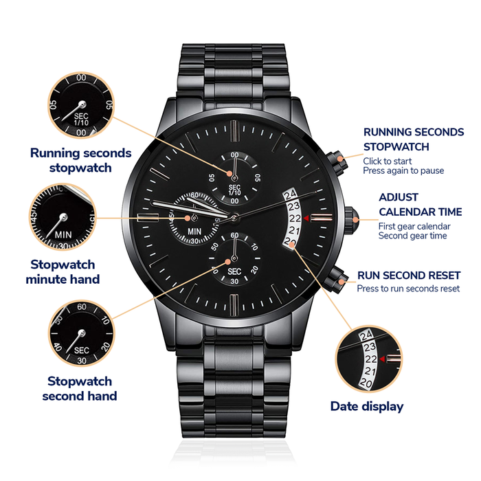 Black Watch for Son on graduation day- Go in the direction of your dreams - JWshinee