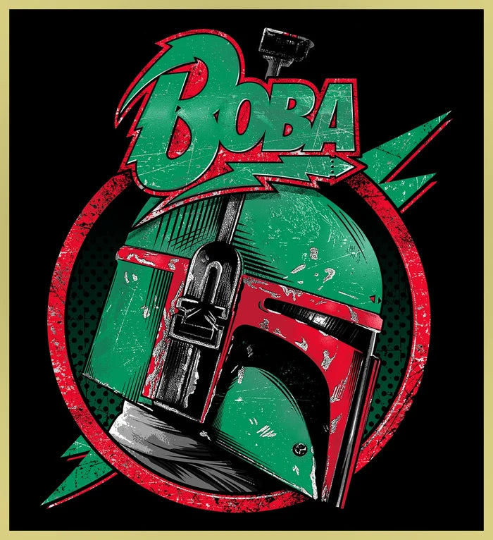 BOBA FETT - DAVID BOWIE TRIBUTE TURBO HOODIE!