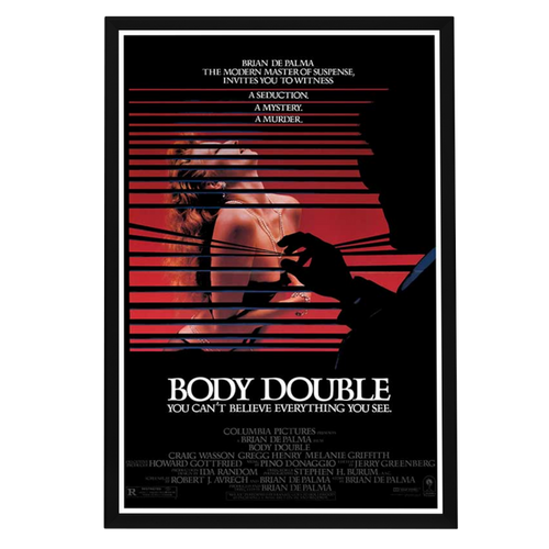 "Body Double" (1984) Framed Movie Poster
