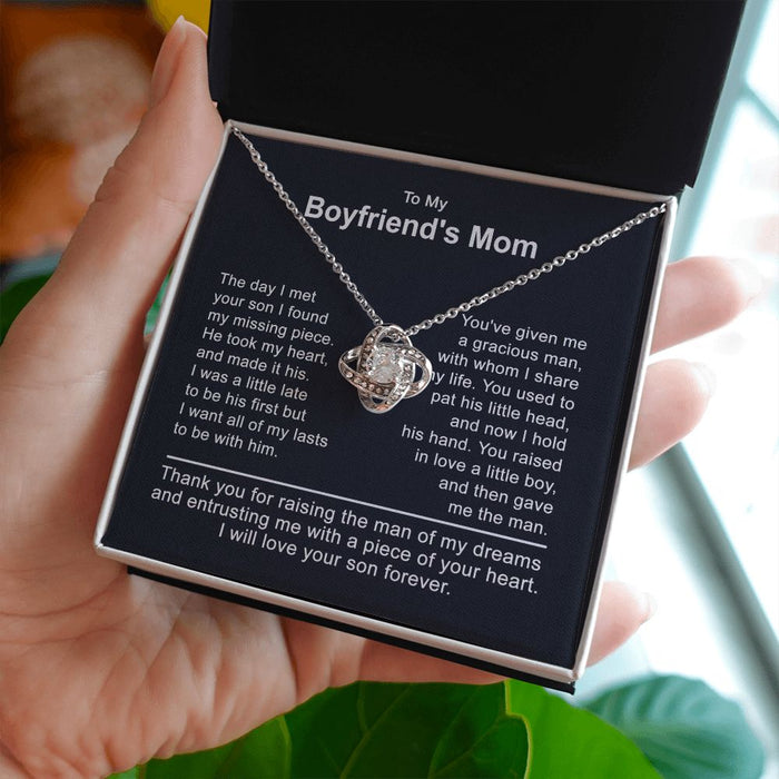 Boyfriend Mom Necklace, To My Boyfriends Mom Necklace, Boyfriend Mom Gifts from Girlfriend 1L-G6P9-B18V