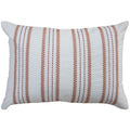 BRANDSTRUP WHITE STRIPE MODERN CRAFT THROW PILLOW