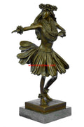 BRONZE HULA GIRL DANCER HAWAII tiki postcard Statue art sculpture tropical beach