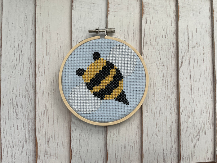 Busy Bee Counted Cross Stitch Leaflet