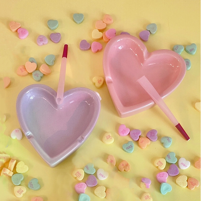 Candy Heart Ashtray