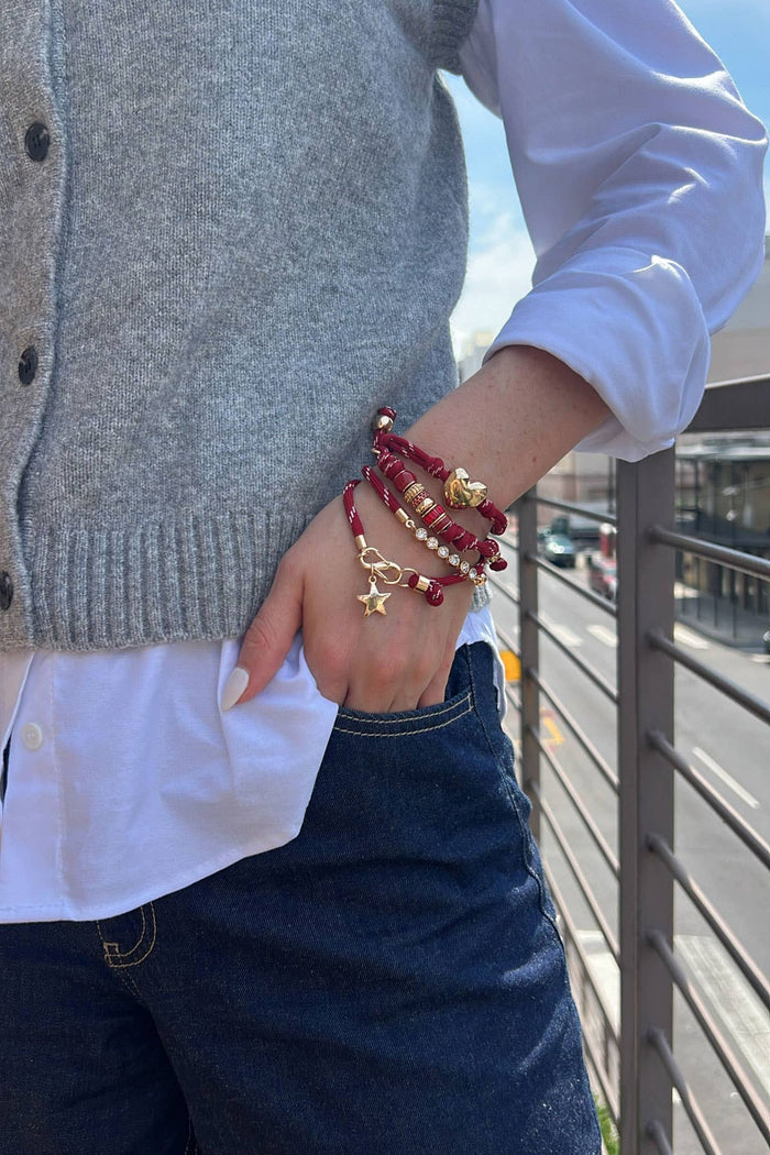 Canvas Style Blaine Puffy Heart Paracord Bracelet
