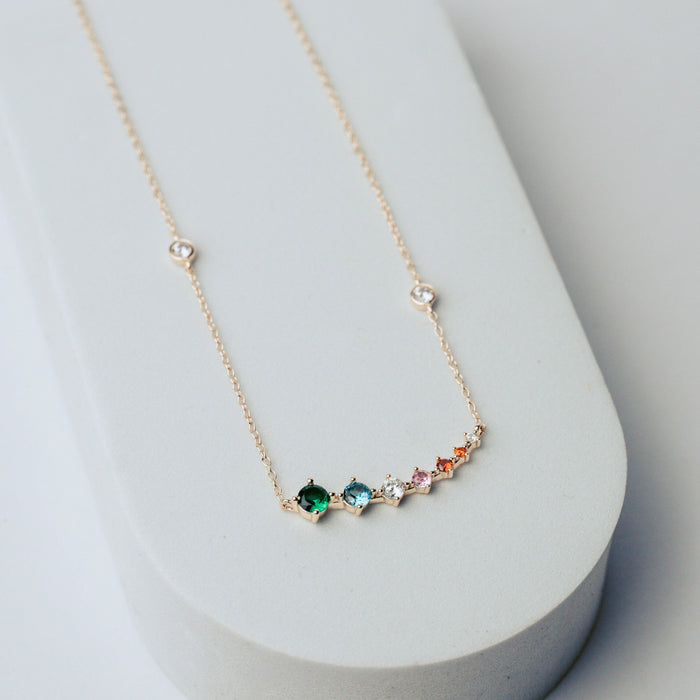 Celestial Arc Strand Necklace