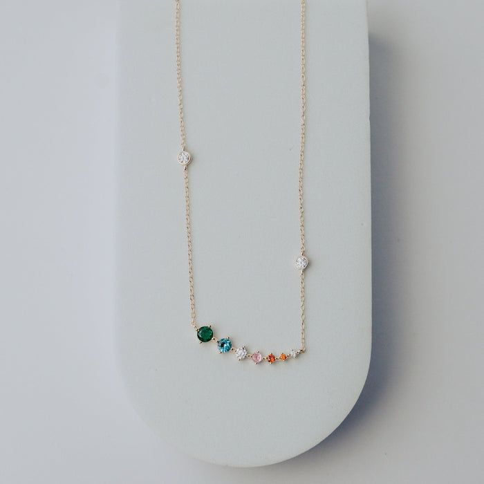 Celestial Arc Strand Necklace