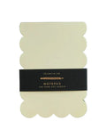 Chartreuse + Olive Scalloped Shaped Notepad