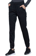 Women's Scrub Pants Joggers Black Cherokee Workwear Revolution MDF Instruments WW011