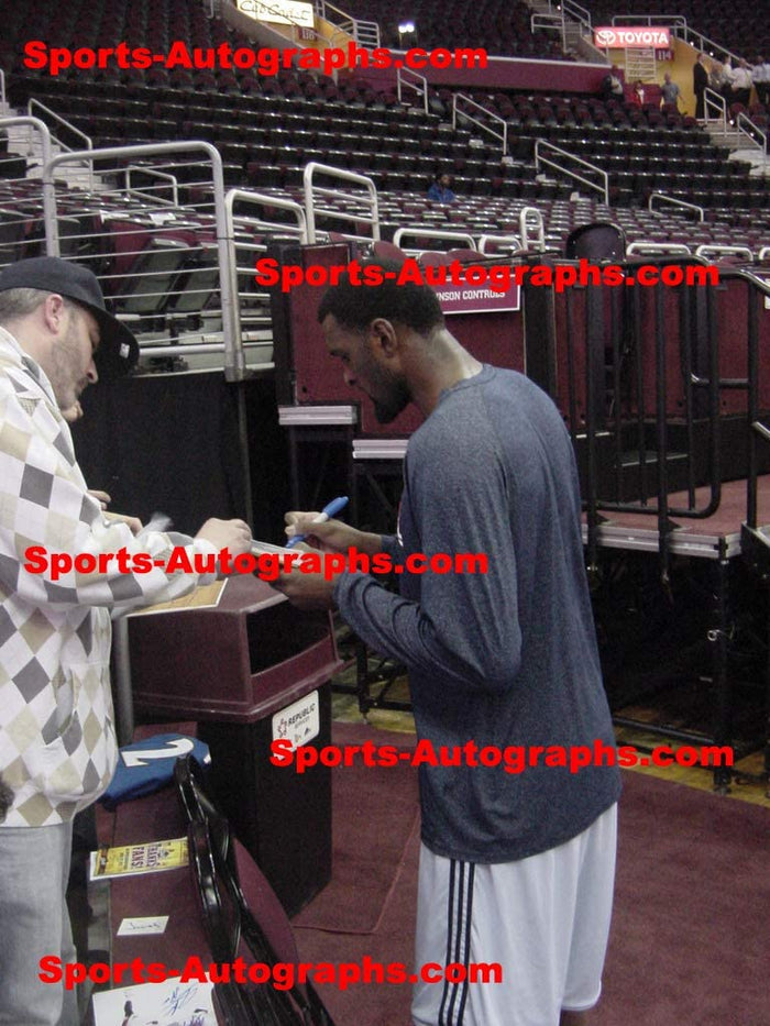 Chris Singleton Washington Wizards Signed Autographed Basketball Floorboard