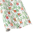 Christmas Gift Wrap Roll -Woodland Santa