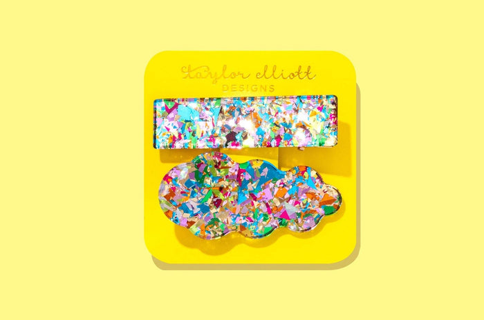 Claw Hair Clips - 2 Pcs (Color Options Available)