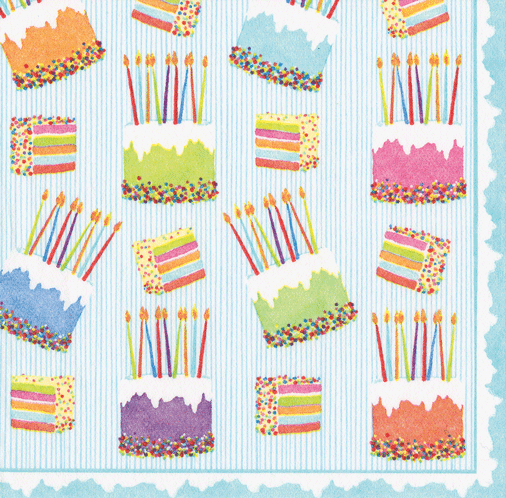Cocktail Napkins -Cake Frosting
