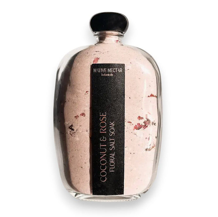 Coconut & Rose Floral Salt Soak