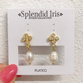 Cross Fresh Water Pearl Drop Earrings - Lyla's: Clothing & Gifts - Online and Rockwall Texas Boutique