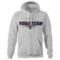 Custom Slash Lacrosse Hoodie front view
