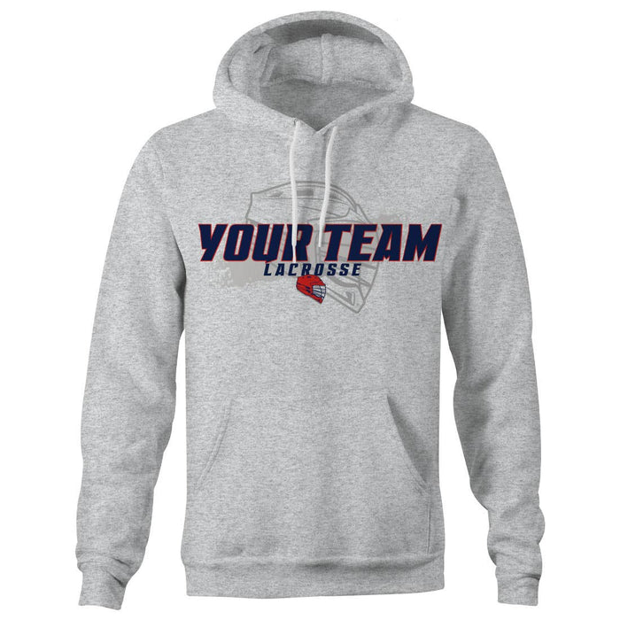 Custom Slash Lacrosse Hoodie front view
