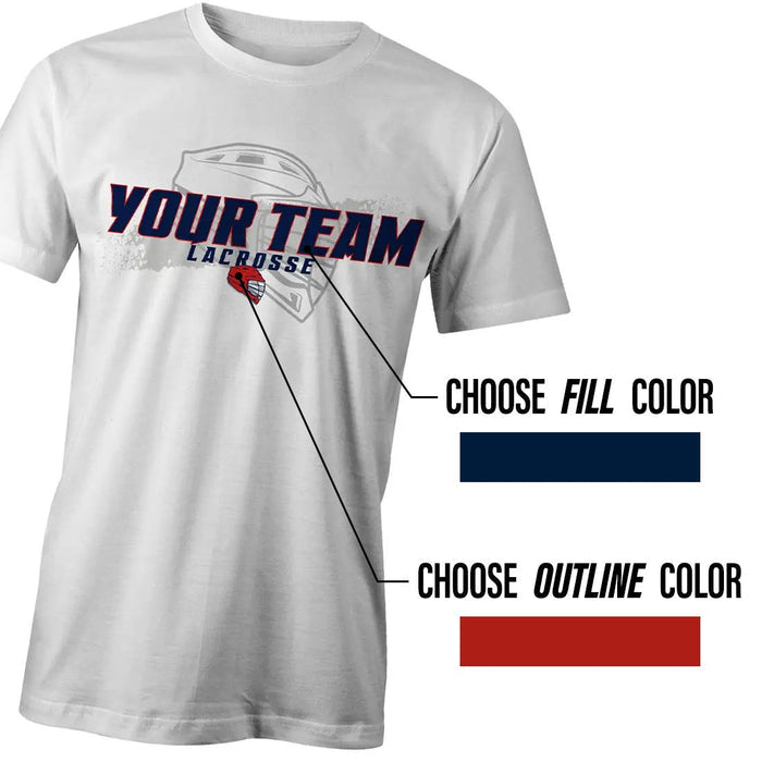Custom Slash Long Sleeve Lacrosse Tee