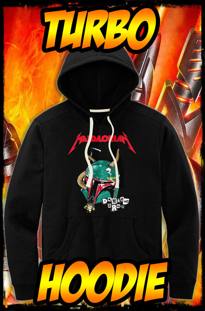 DAMAGED ARMOR - MANDO - HEAVY METAL TURBO HOODIE!