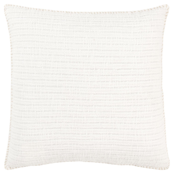 DAUGAARD WHITE STRIPE PATTERNED SOLID MODERN INDUSTRIAL THROW PILLOW