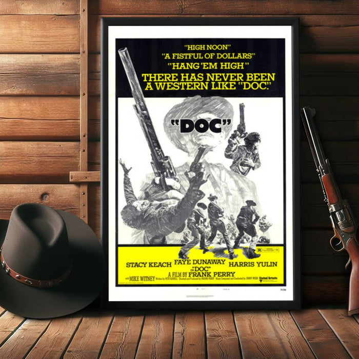 "Doc" (1971) Framed Movie Poster