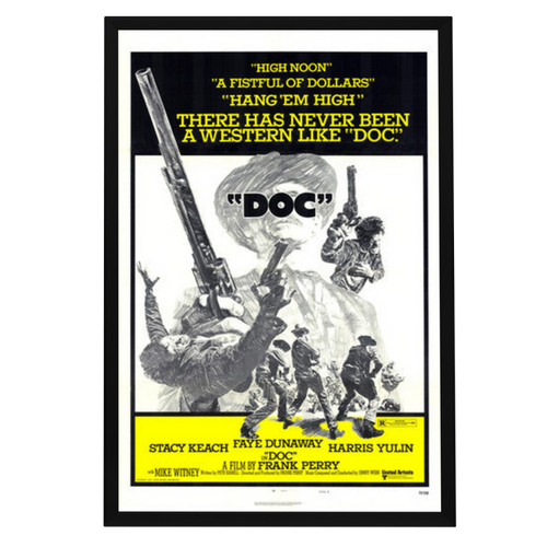 "Doc" (1971) Framed Movie Poster