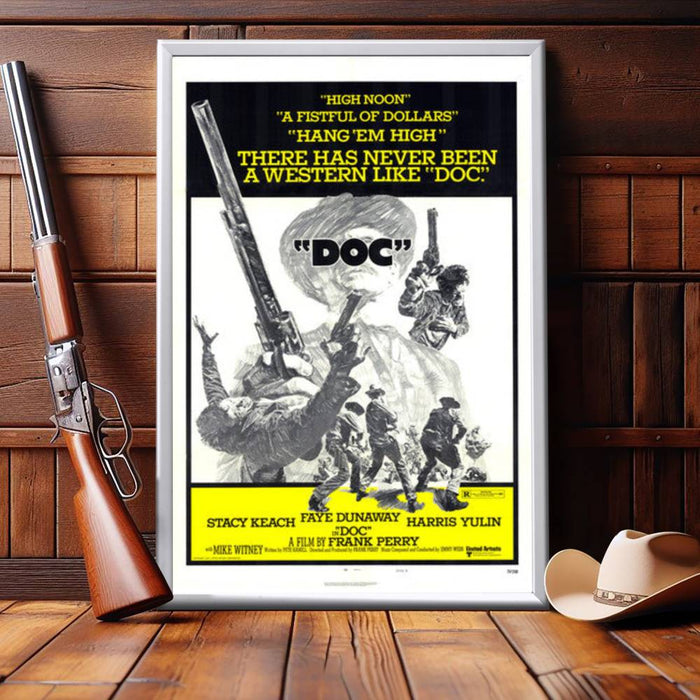 "Doc" (1971) Framed Movie Poster