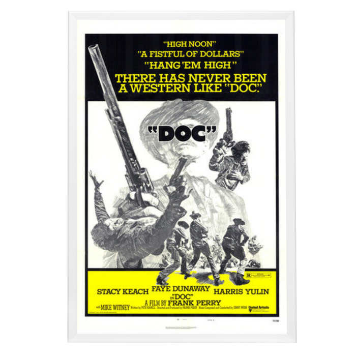 "Doc" (1971) Framed Movie Poster
