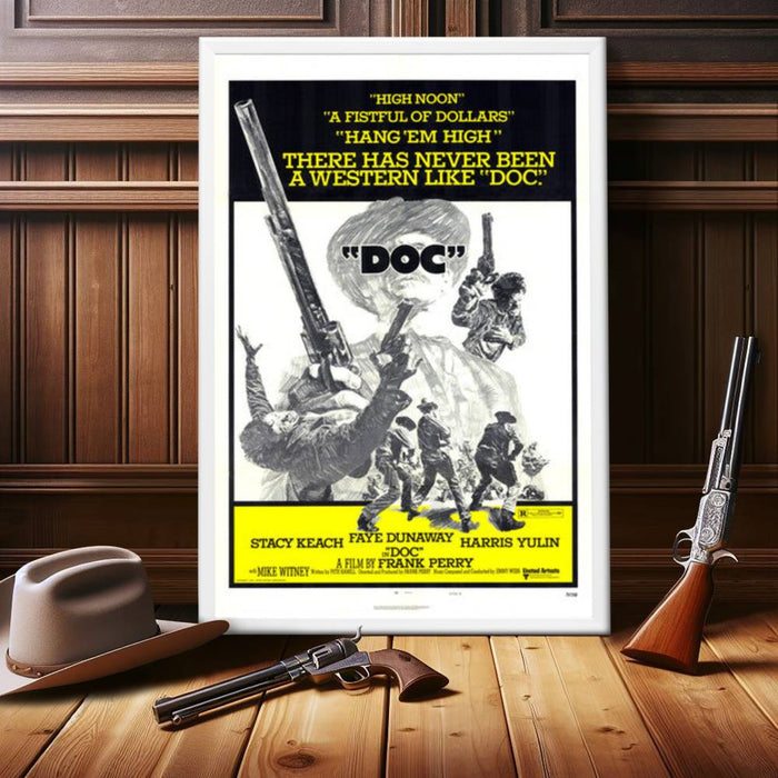 "Doc" (1971) Framed Movie Poster