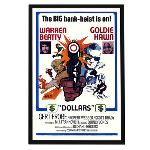 "Dollars" (1971) Framed Movie Poster