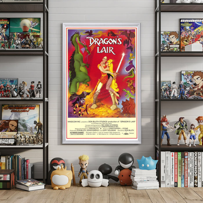 "Dragon's Lair" (1983) Framed Movie Poster